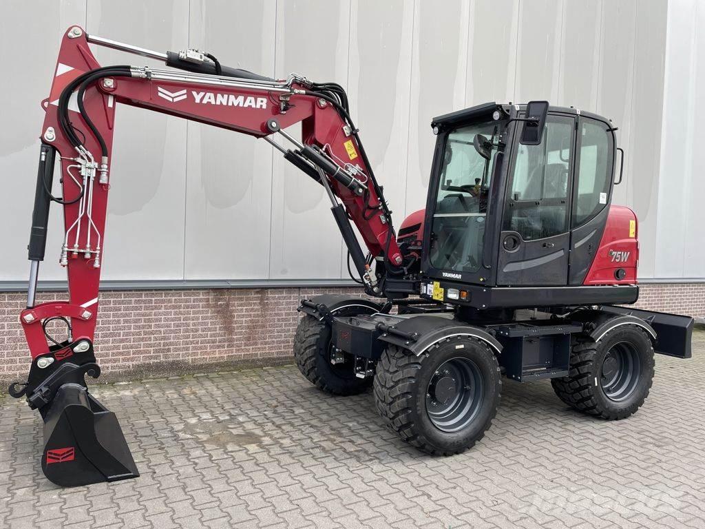 Yanmar B75W Wheeled excavators