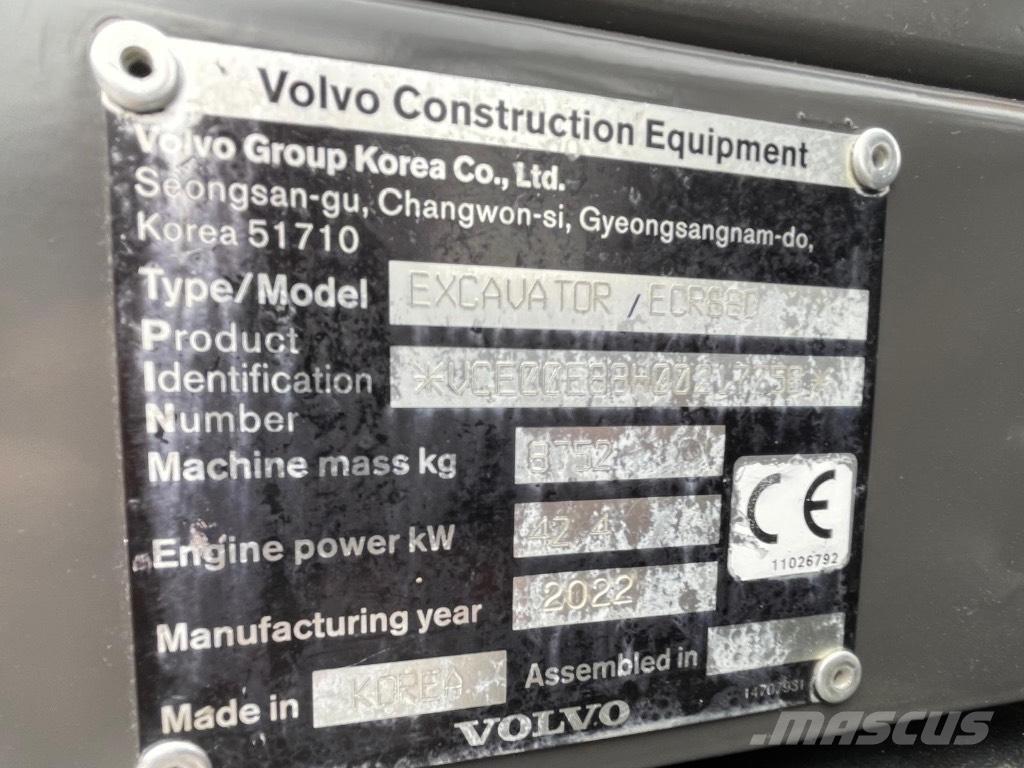 Volvo ECR88D Midi excavators  7t - 12t