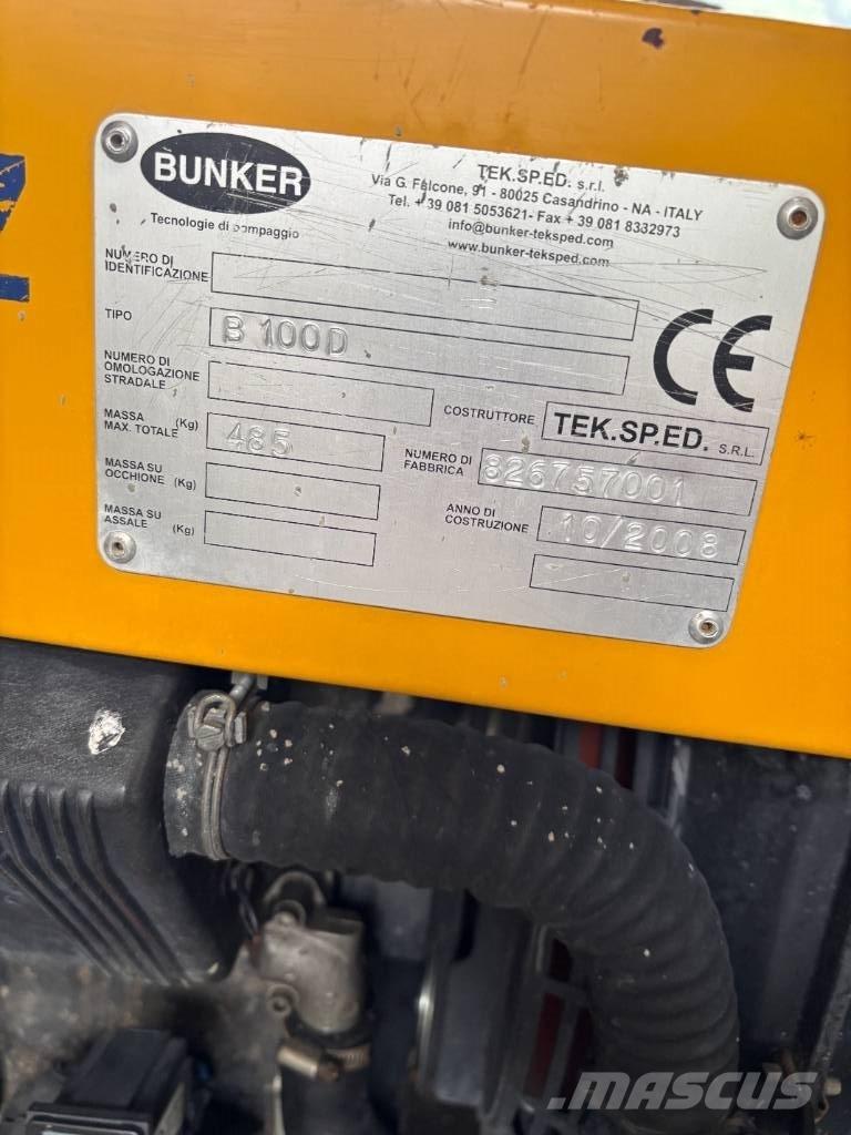  BUNKER B100D Concrete pump trucks