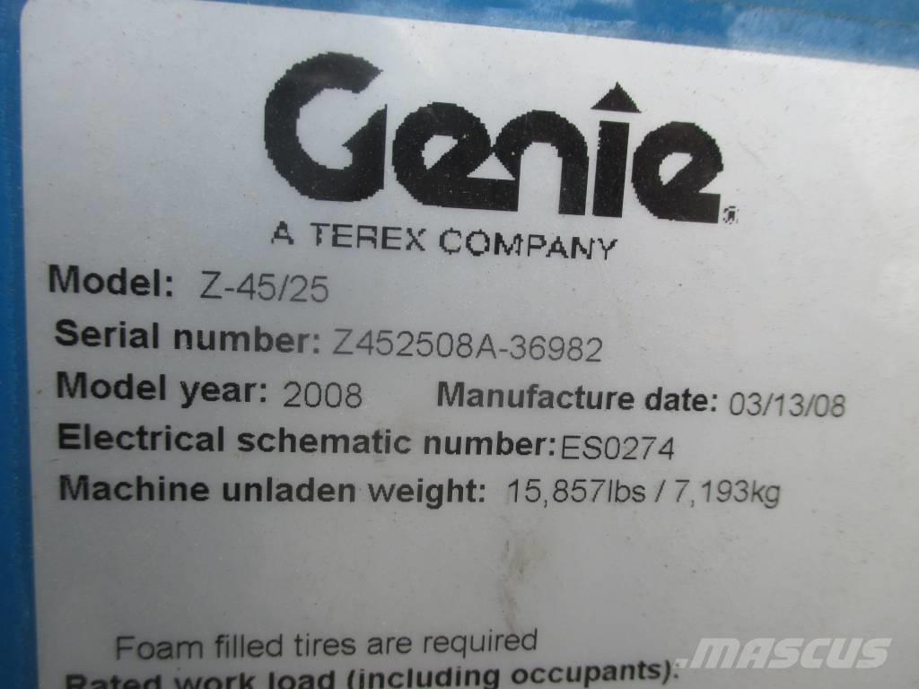 Genie Z 45/25 J DC Articulated boom lifts