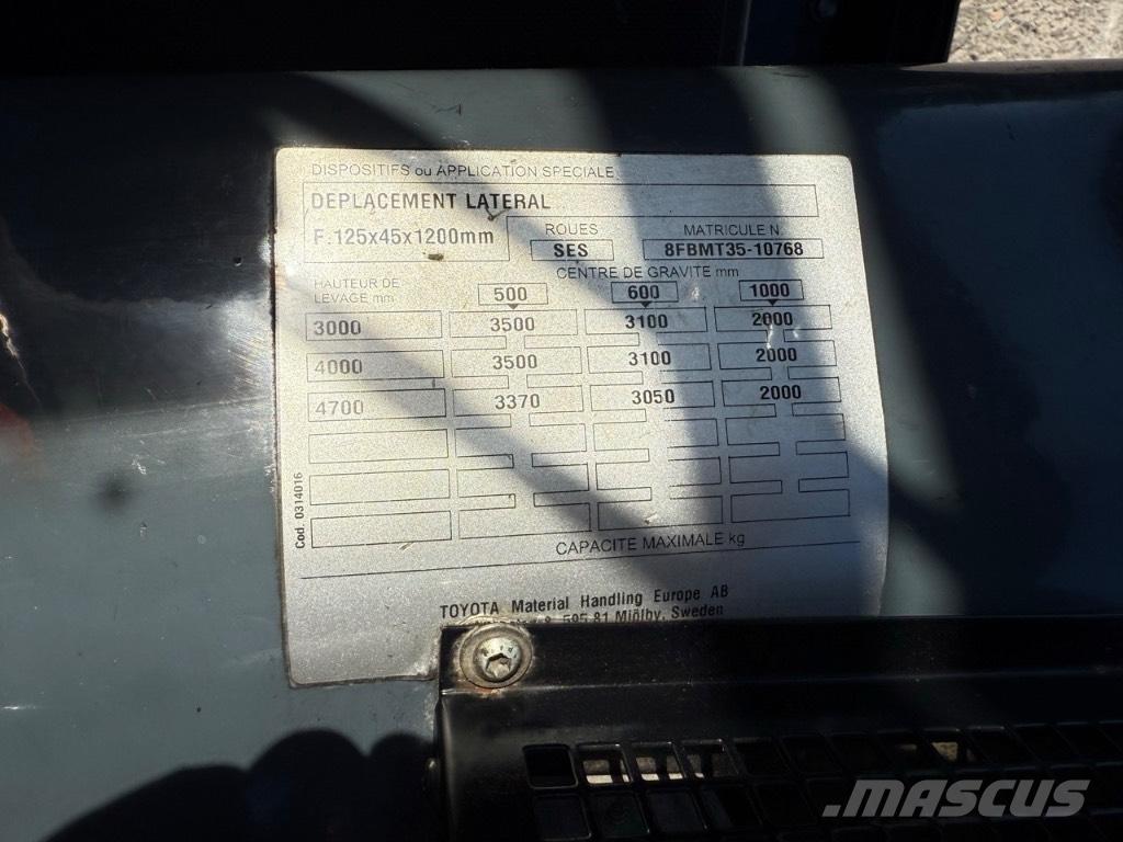 Toyota 8 FBMT 35 Electric forklift trucks