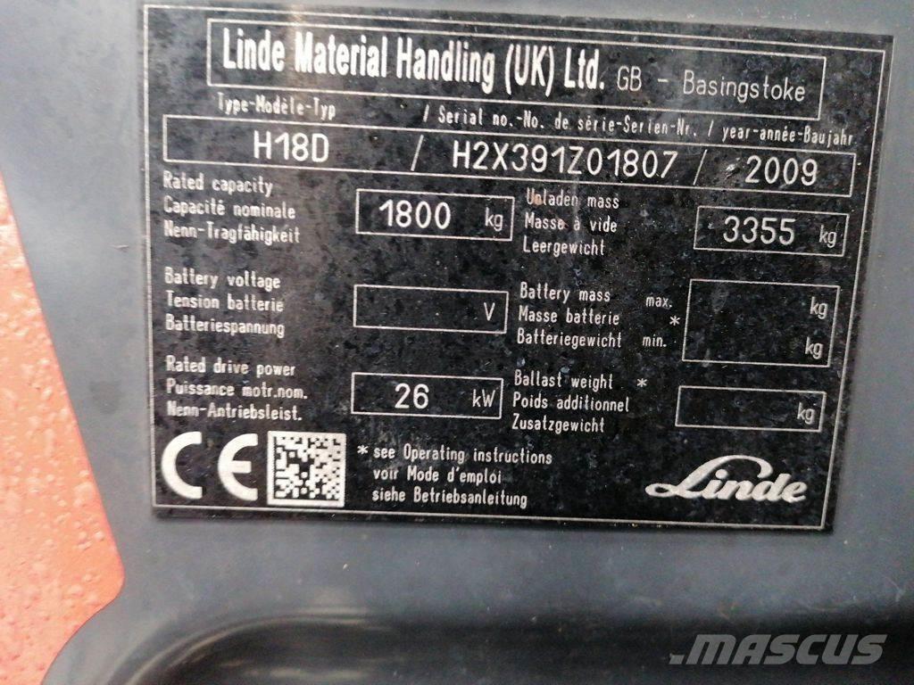 Linde H18D Diesel trucks