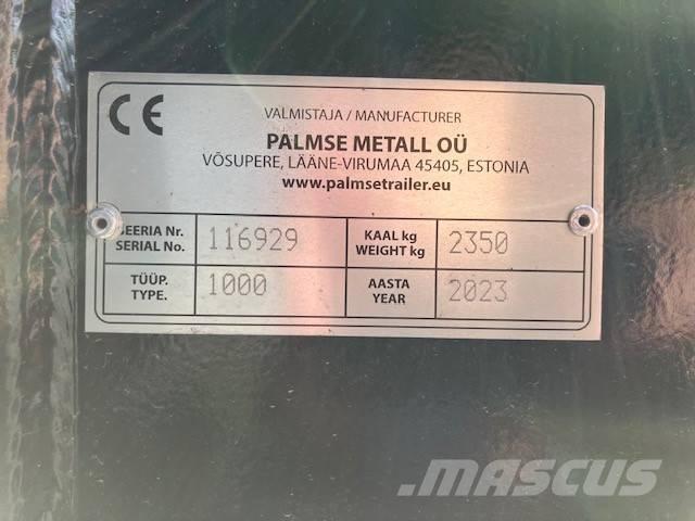 Palmse Trailer D1000 Tipper trailers