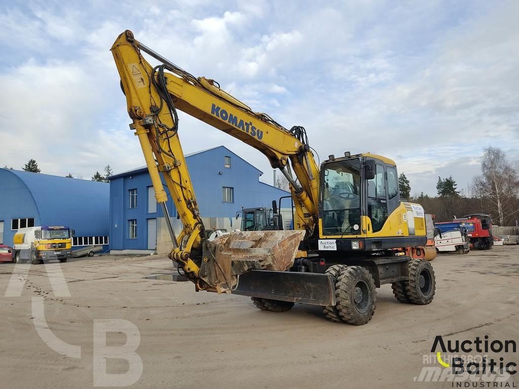 Komatsu PW160-7 Wheeled excavators