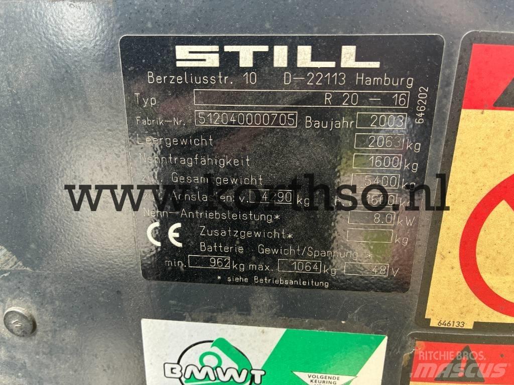 Still R 20-16 Electric forklift trucks