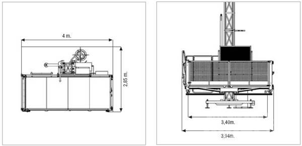 Camac ECP-1500 Vertical mast lifts