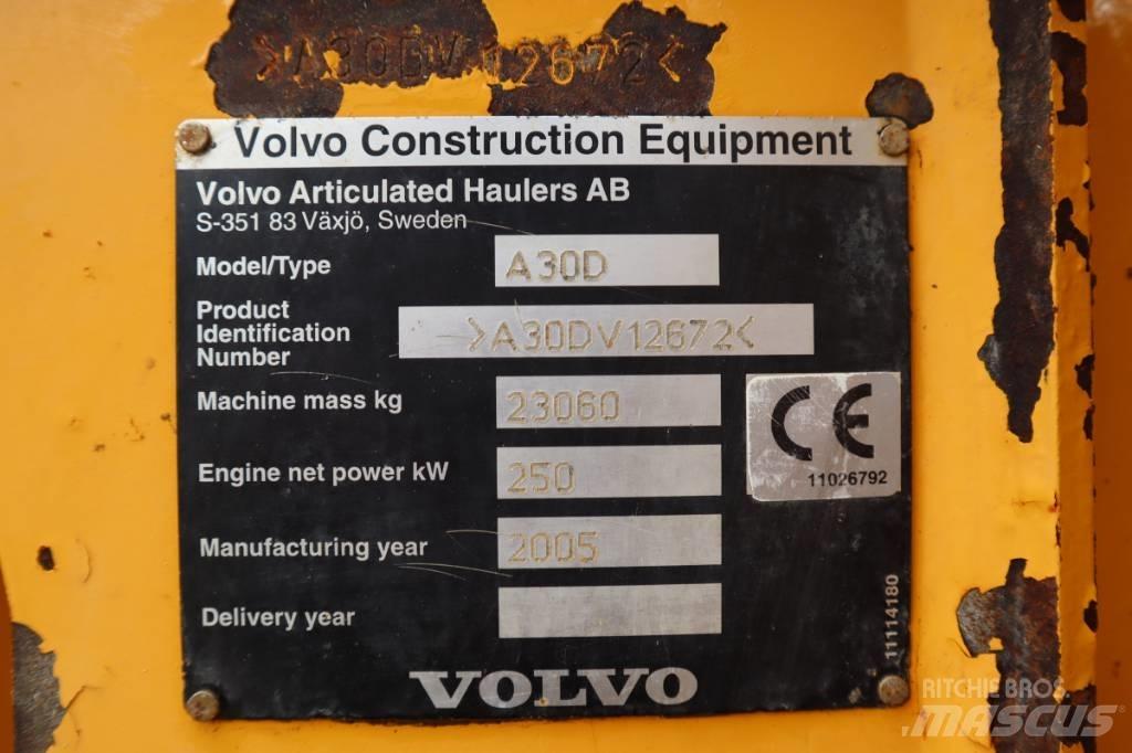 Volvo A30D Articulated Dump Trucks (ADTs)
