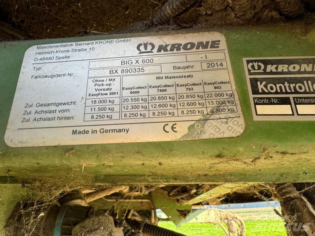 Krone Big X 600 Self-propelled foragers