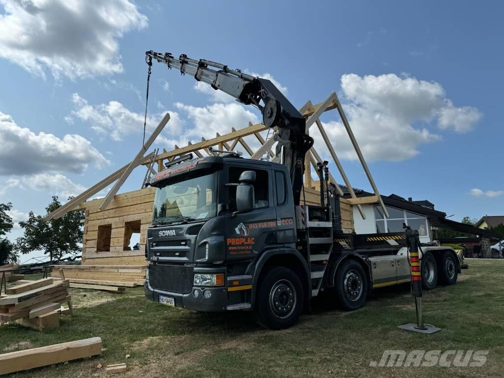 Scania P 460 Cable lift demountable trucks