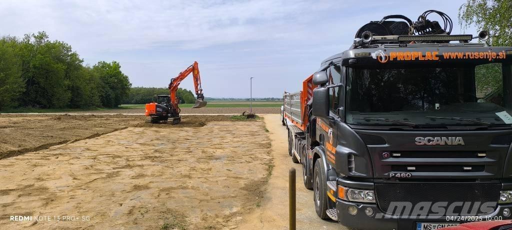 Scania P 460 Cable lift demountable trucks
