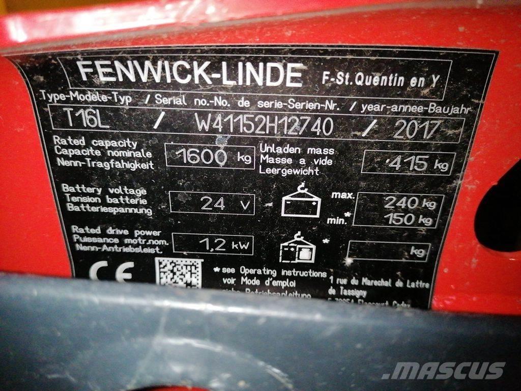 Linde T16L Low lifter