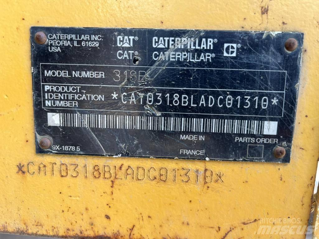 CAT 318 B L Crawler excavators