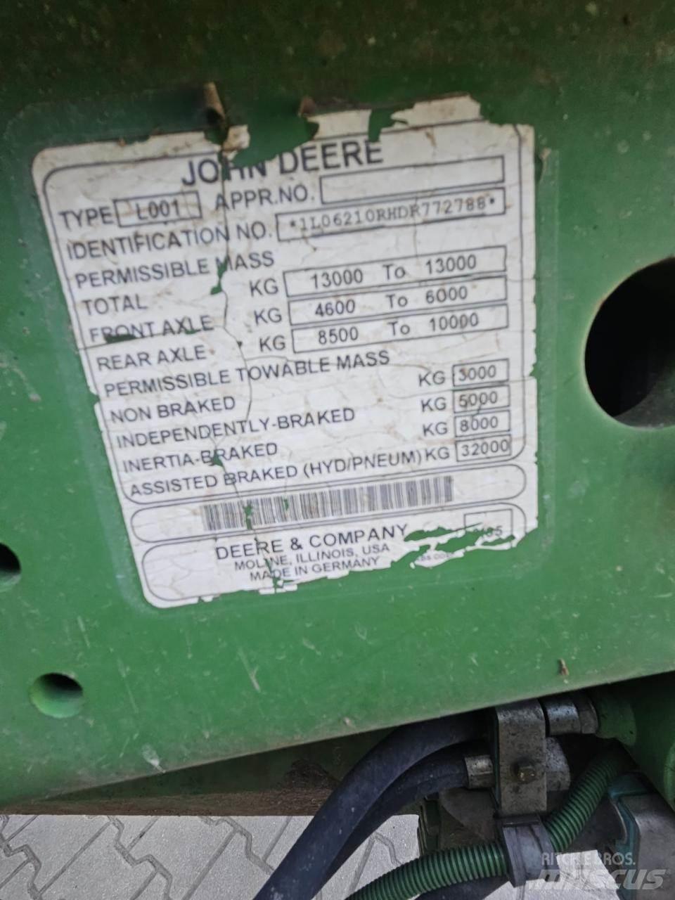 John Deere 6210R Tractors