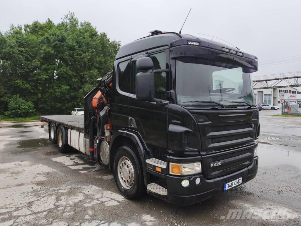 Scania P 420 Crane trucks
