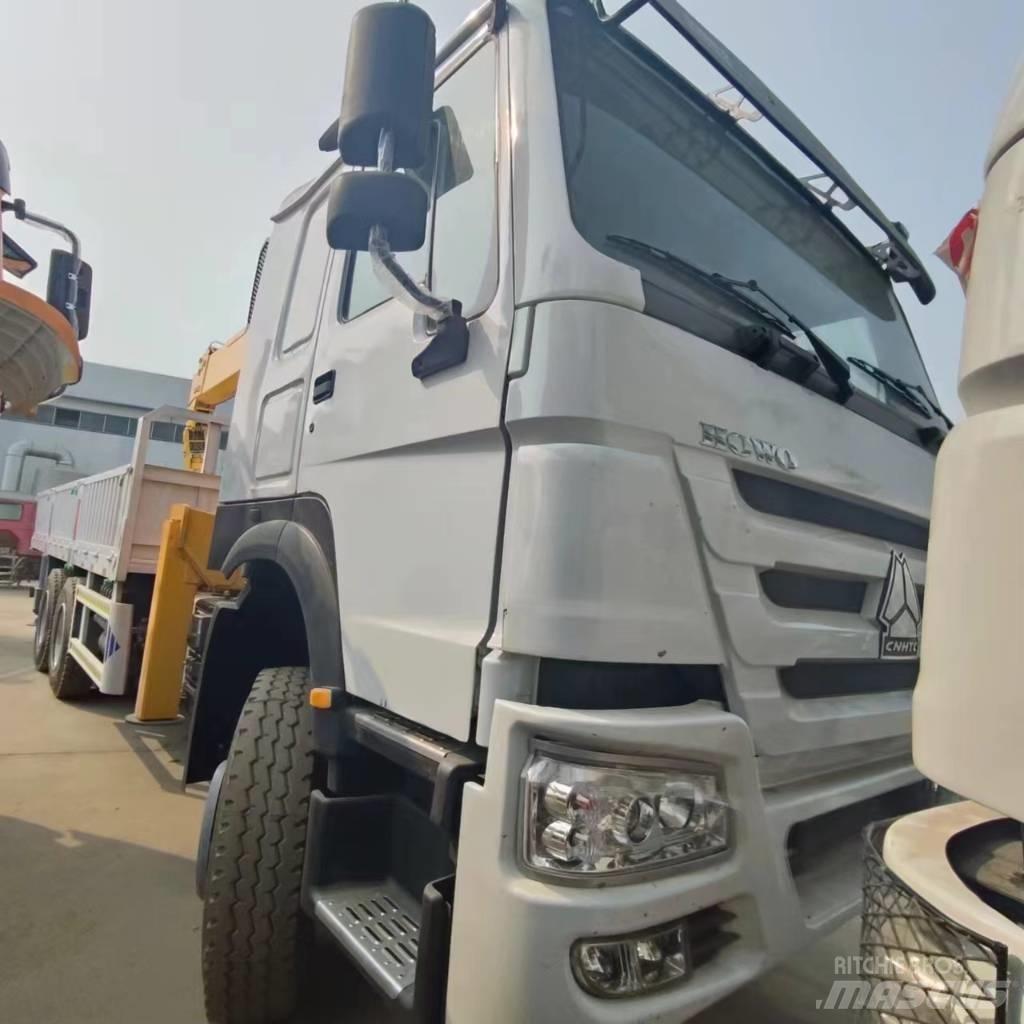 Howo 371 6x4 Crane trucks