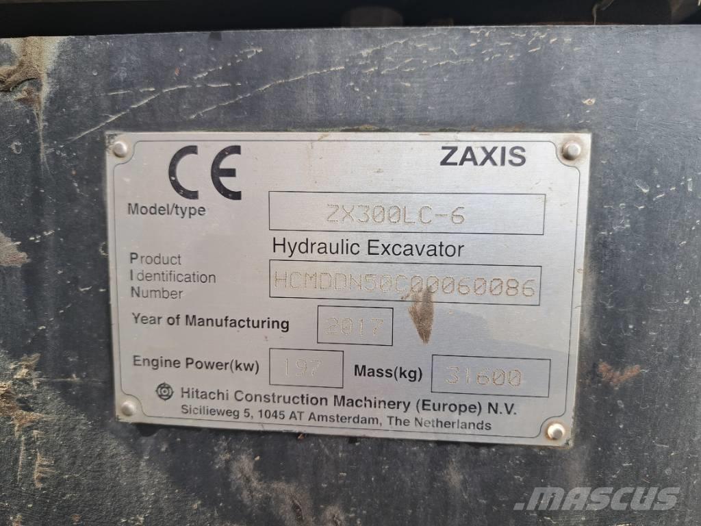 Hitachi ZX 300 LC-6 Crawler excavators
