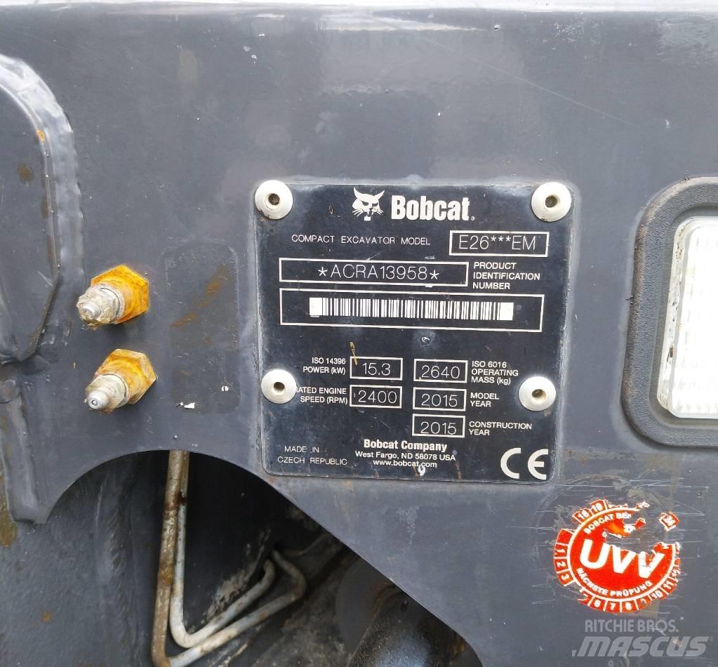 Bobcat E 26 Mini excavators < 7t (Mini diggers)
