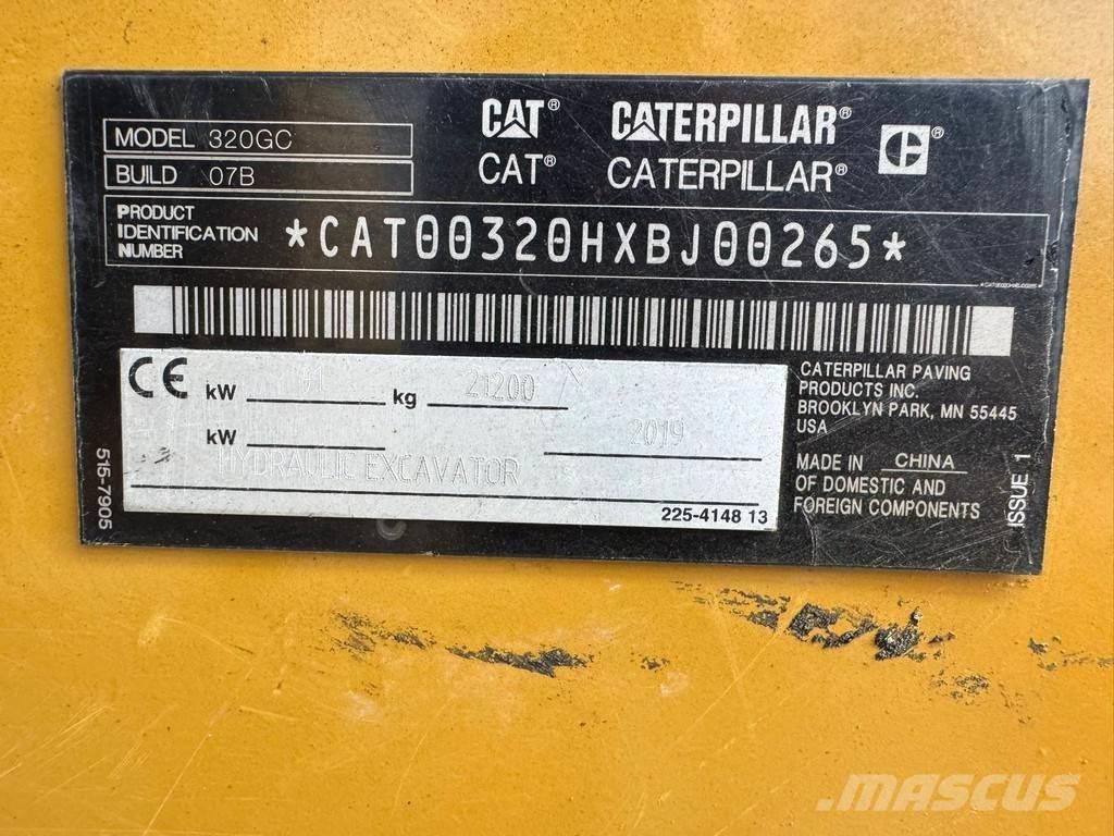 CAT 320GC Crawler excavators