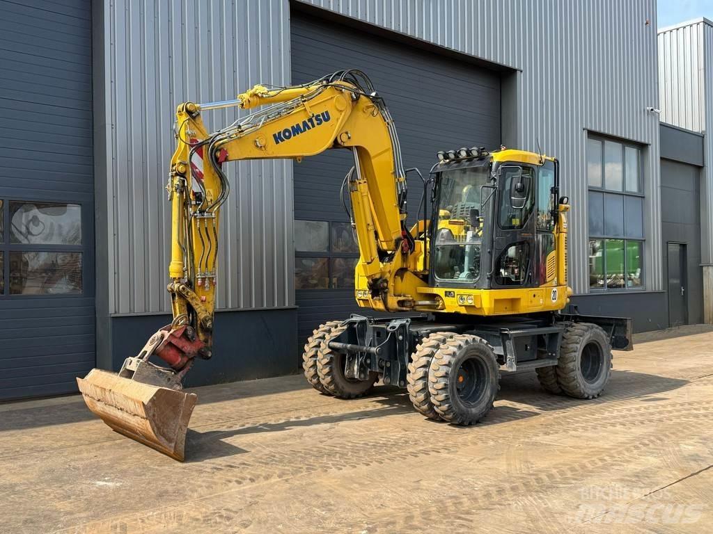 Komatsu PW118MR-11 Wheeled excavators