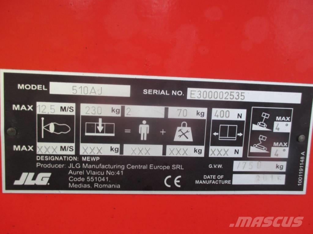 JLG 510 AJ Articulated boom lifts