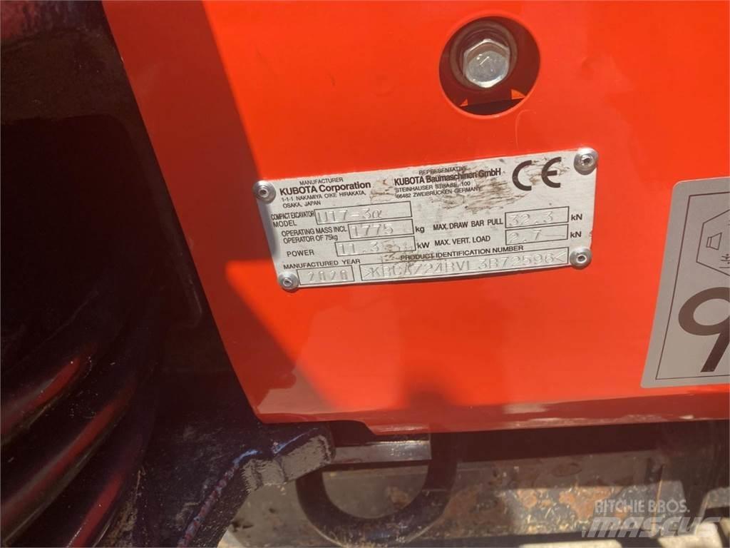 Kubota U17-3 Mini excavators < 7t (Mini diggers)