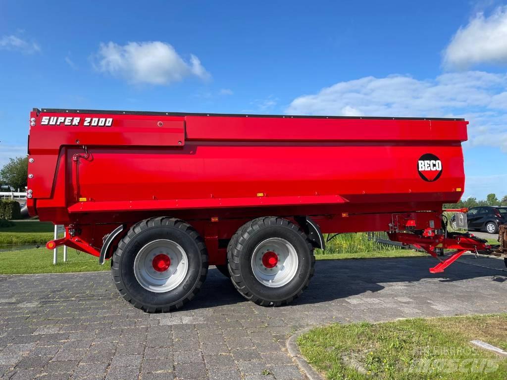 Beco Super 2000 Tipper trailers