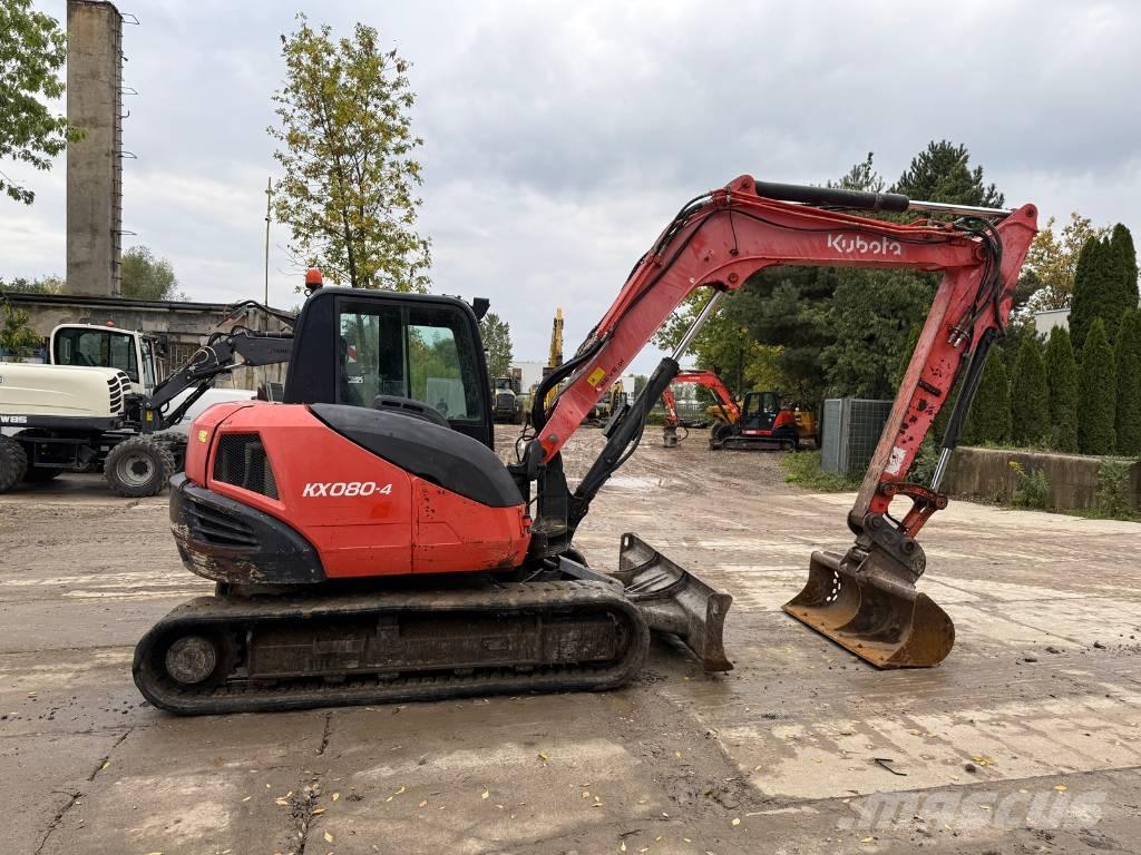 Kubota KX 080-4 Midi excavators  7t - 12t