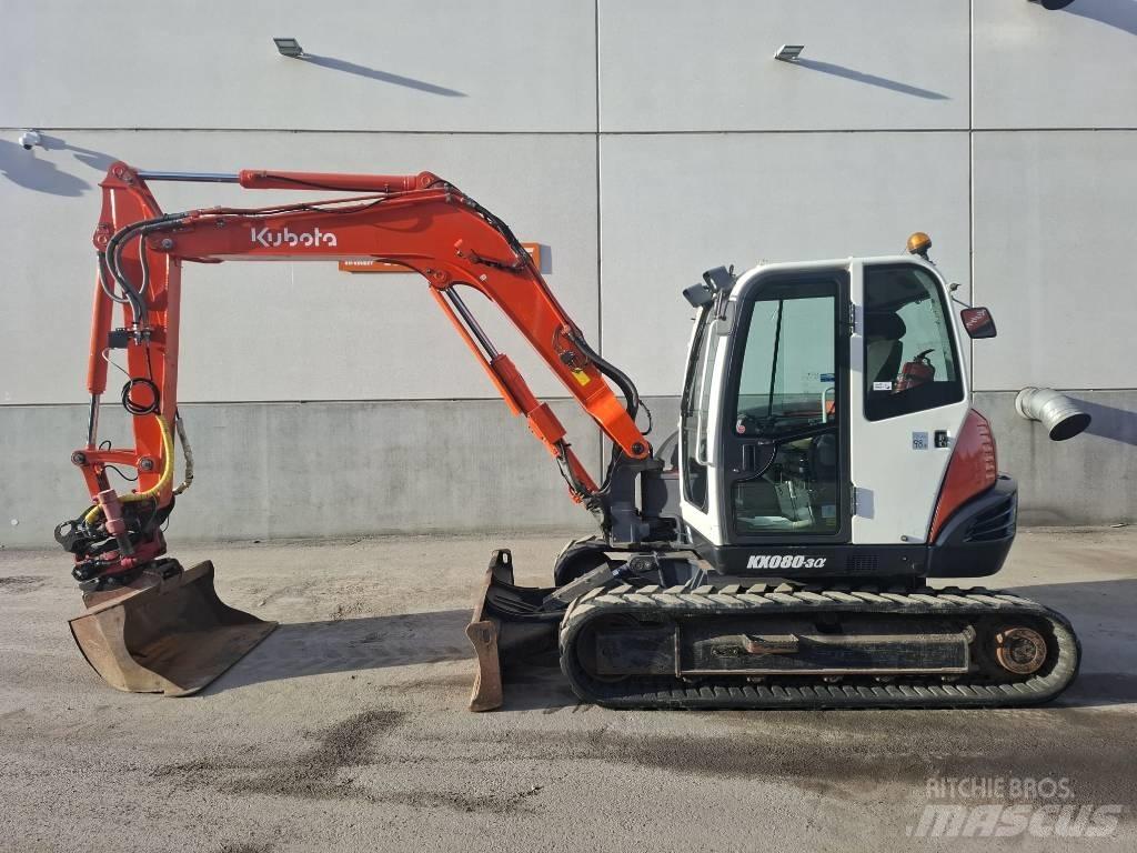 Kubota KX 080-3 Midi excavators  7t - 12t