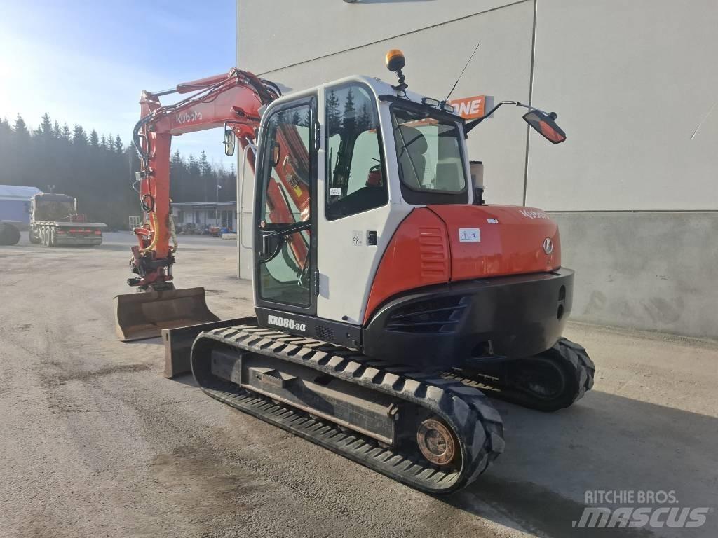Kubota KX 080-3 Midi excavators  7t - 12t