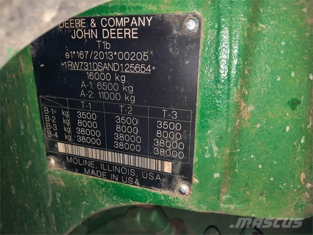 John Deere 7r310 Tractors