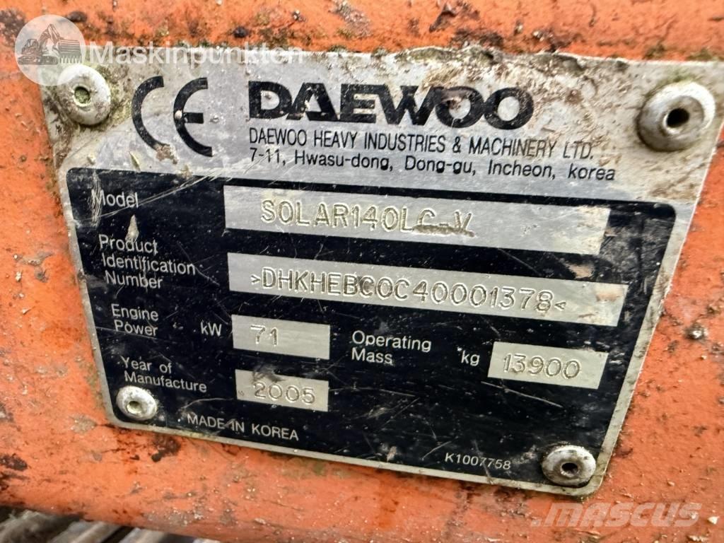 Daewoo Solar LCV Crawler excavators