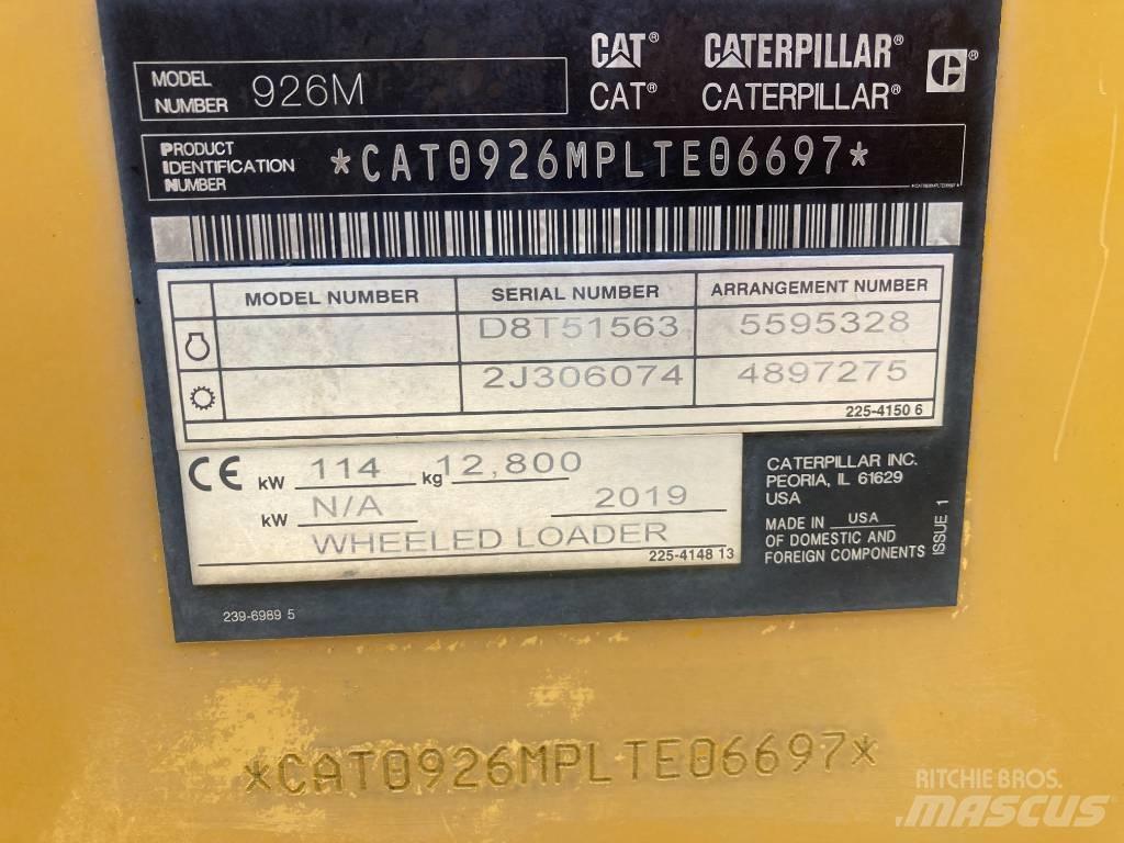 CAT 926M Wheel loaders