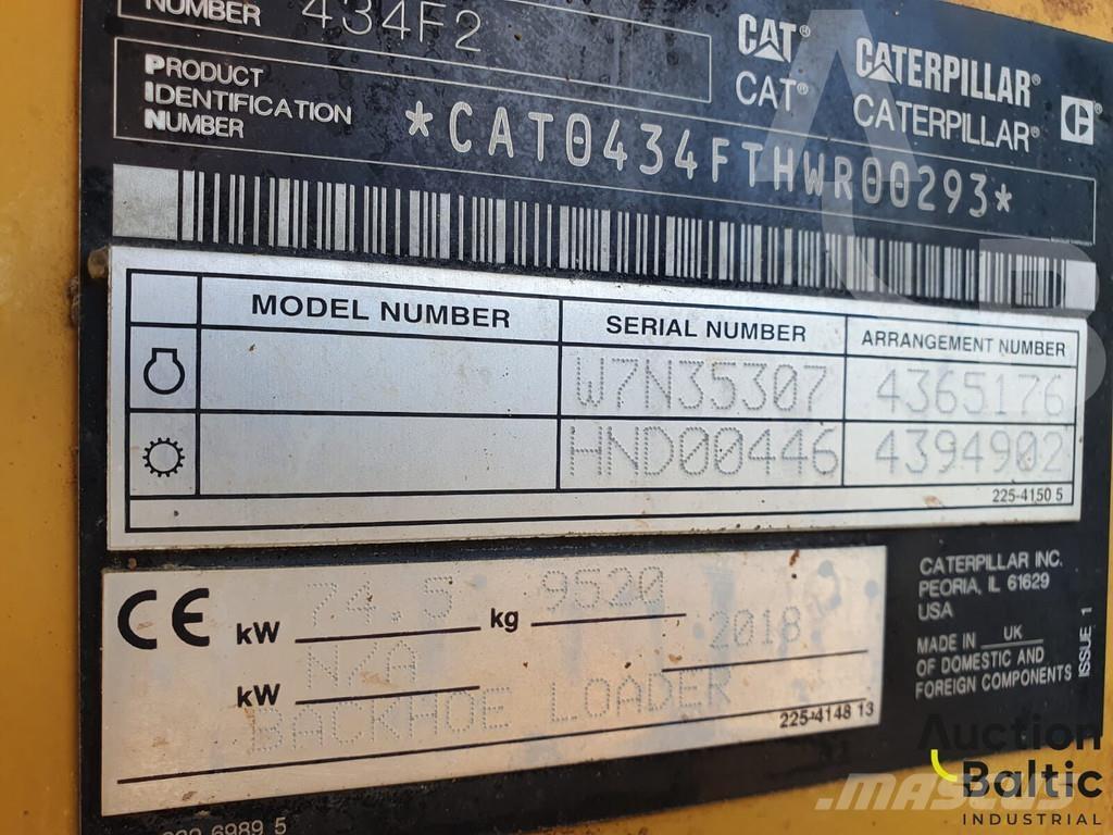 CAT 434 F2 Backhoe loaders