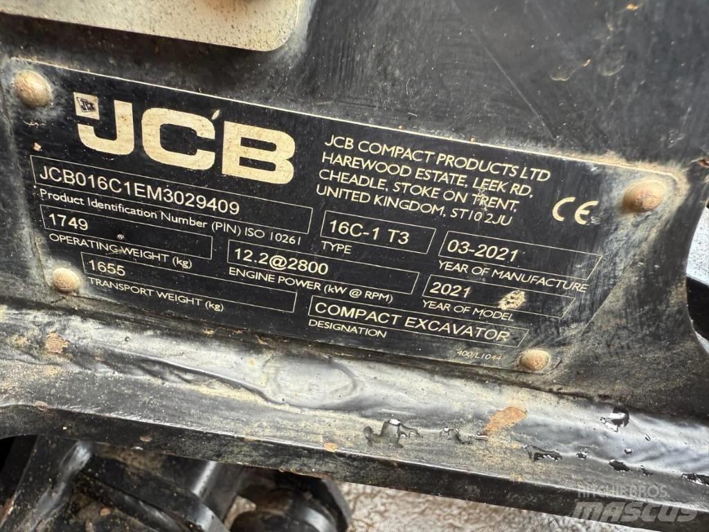 JCB 16 C-1 Mini excavators < 7t (Mini diggers)