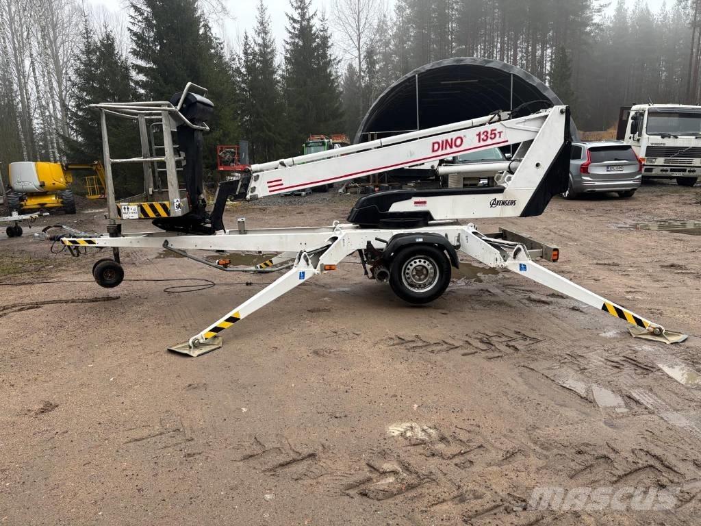 Dino 135 T Trailer mounted aerial platforms