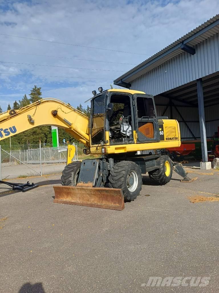 Komatsu PW 160-7-4x4 Wheeled excavators