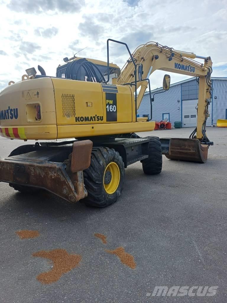 Komatsu PW 160-7-4x4 Wheeled excavators