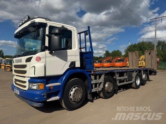 Scania P 370 Beavertail Flatbed / winch trucks