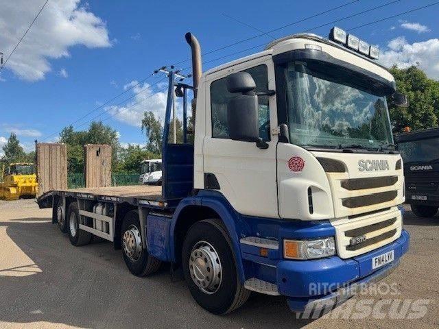 Scania P 370 Beavertail Flatbed / winch trucks