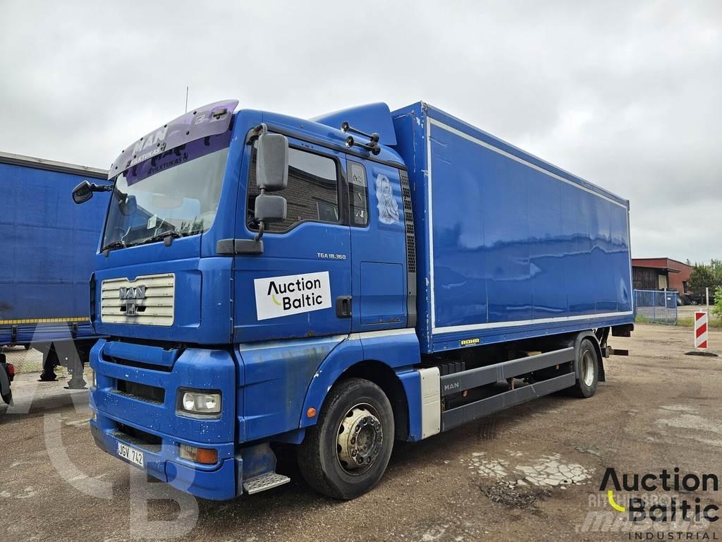 MAN TGA18.360 Box body trucks