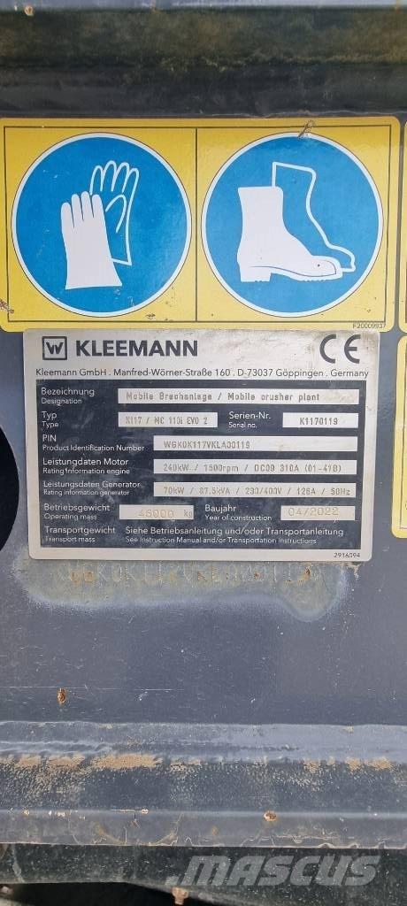 Kleemann MC110i Evo2 Crushers