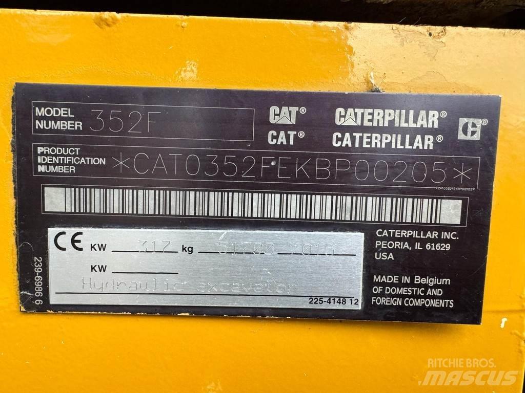 CAT 352F Crawler excavators