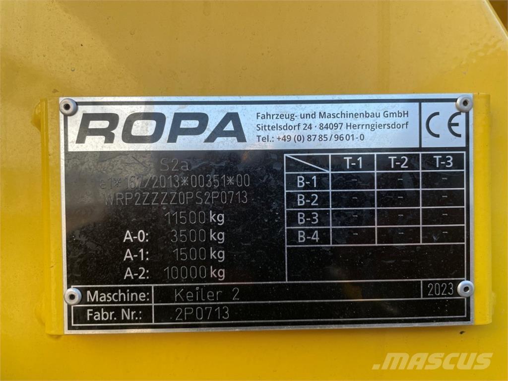 Ropa KEILER 2 Potato harvesters and diggers