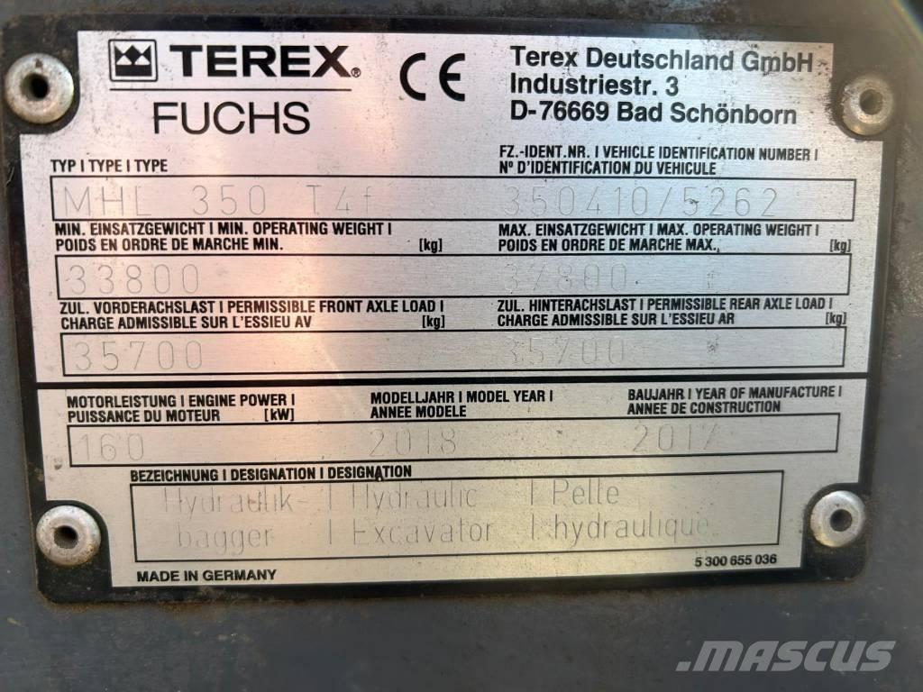 Fuchs MHL350F Waste / industry handlers
