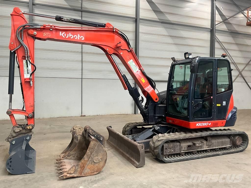 Kubota KX 080-4 Midi excavators  7t - 12t