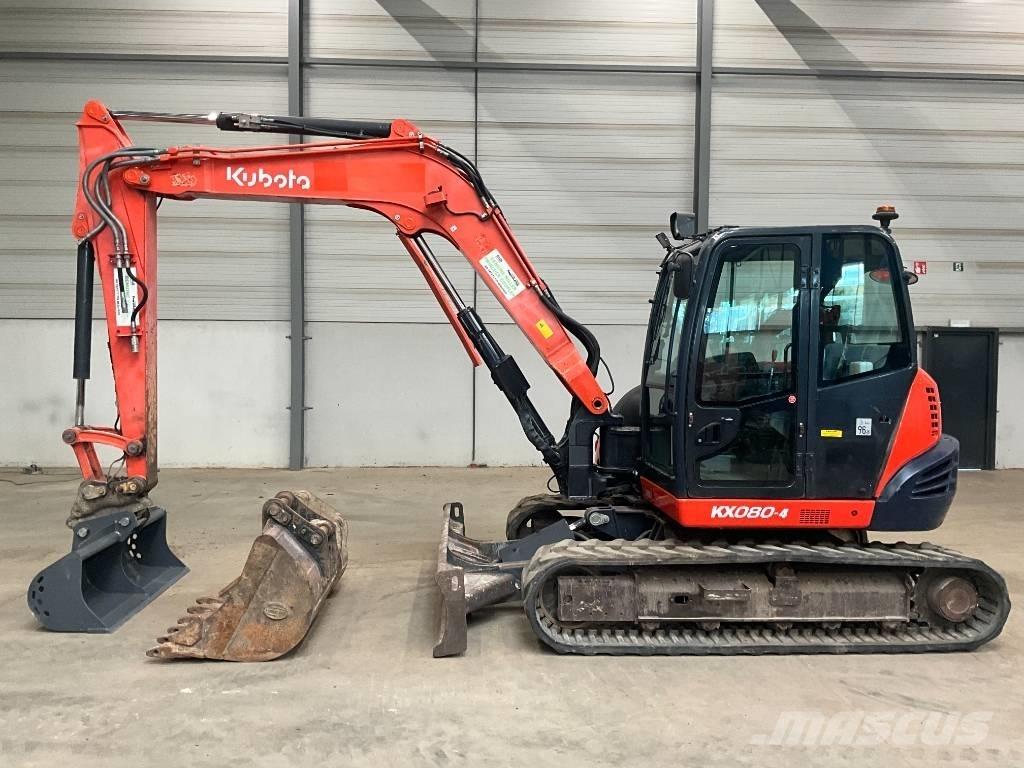 Kubota KX 080-4 Midi excavators  7t - 12t