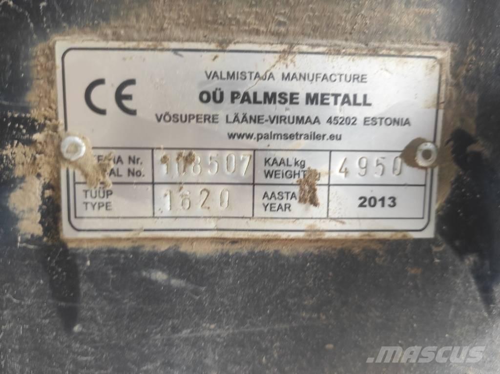 Palmse Trailer 1620L Tipper trailers