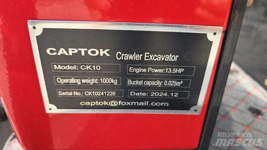 Captok CK10 Mini excavators < 7t (Mini diggers)