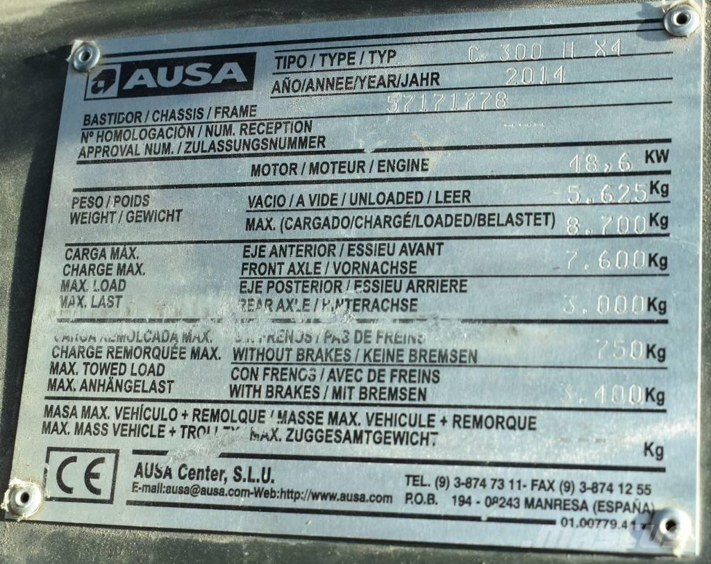 Ausa C 300 H X4 Rough terrain trucks