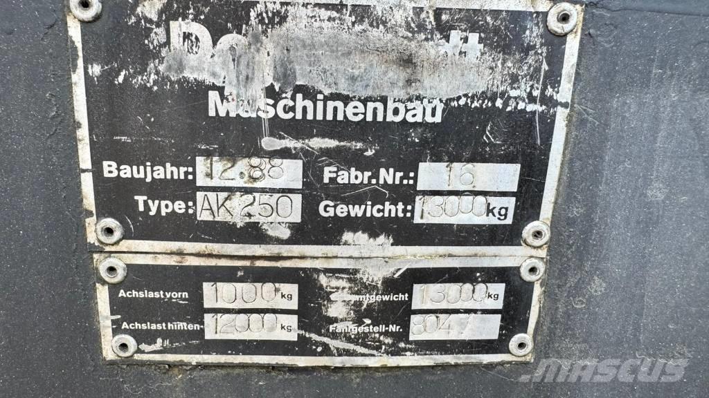Doppstadt AK 250 Waste Shredders